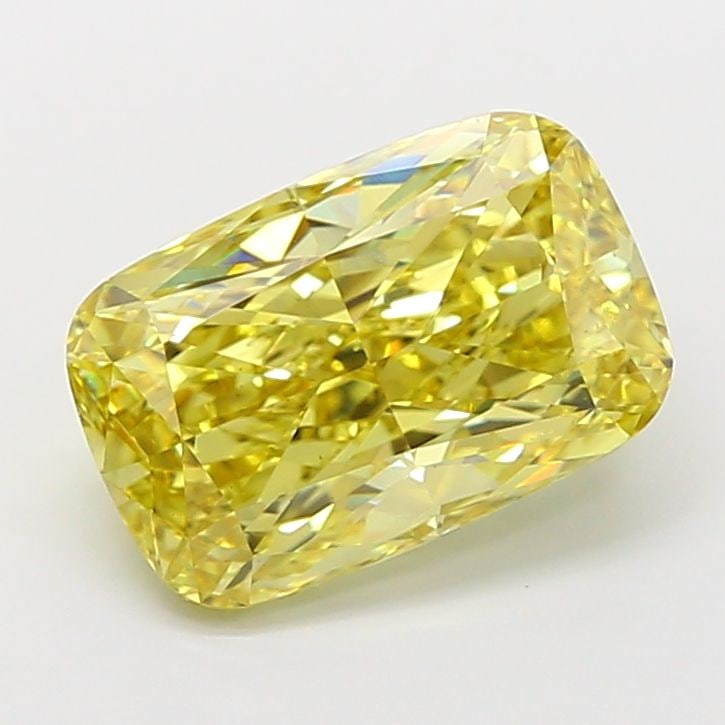 Loose Diamond - CUSHION MODIFIED 4.61ct Fancy Intense Yellow VS1: Loose Diamond - CUSHION MODIFIED 4.61ct Fancy Intense Yellow VS1 Source: This is a real non-mined Diamond that has been grown in a lab Shape: CUSHION MODIFIED Carats: 4.61 Color: Fancy Intense Yellow