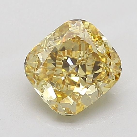 Loose Diamond - CUSHION MODIFIED 2.01ct Fancy Intense Yellow VS2: Loose Diamond - CUSHION MODIFIED 2.01ct Fancy Intense Yellow VS2 Source: This is a real non-mined Diamond that has been grown in a lab Shape: CUSHION MODIFIED Carats: 2.01 Color: Fancy Intense Yellow 