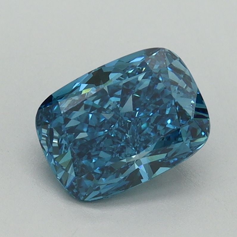 Loose Diamond - CUSHION MODIFIED 1.31ct Fancy Vivid Blue VS1: Loose Diamond - CUSHION MODIFIED 1.31ct Fancy Vivid Blue VS1 Source: This is a real non-mined Diamond that has been grown in a lab Shape: CUSHION MODIFIED Carats: 1.31 Color: Fancy Vivid Blue Certific