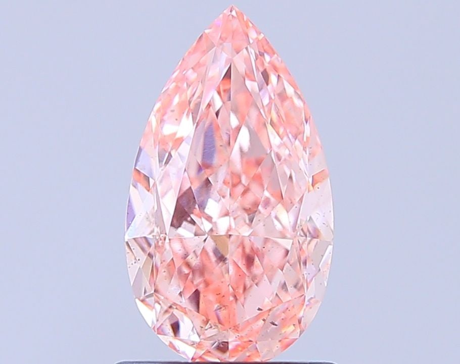 Loose Diamond - PEAR 1.52ct Fancy Vivid Pink SI1: Loose Diamond - PEAR 1.52ct Fancy Vivid Pink SI1 Source: This is a real non-mined Diamond that has been grown in a lab Shape: PEAR Carats: 1.52 Color: Fancy Vivid Pink Certification: IGI Video: