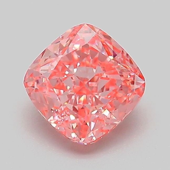 Loose Diamond - CUSHION MODIFIED 1.1ct Fancy Vivid Pink VVS2: Loose Diamond - CUSHION MODIFIED 1.1ct Fancy Vivid Pink VVS2 Source: This is a real non-mined Diamond that has been grown in a lab Shape: CUSHION MODIFIED Carats: 1.1 Color: Fancy Vivid Pink Certifica
