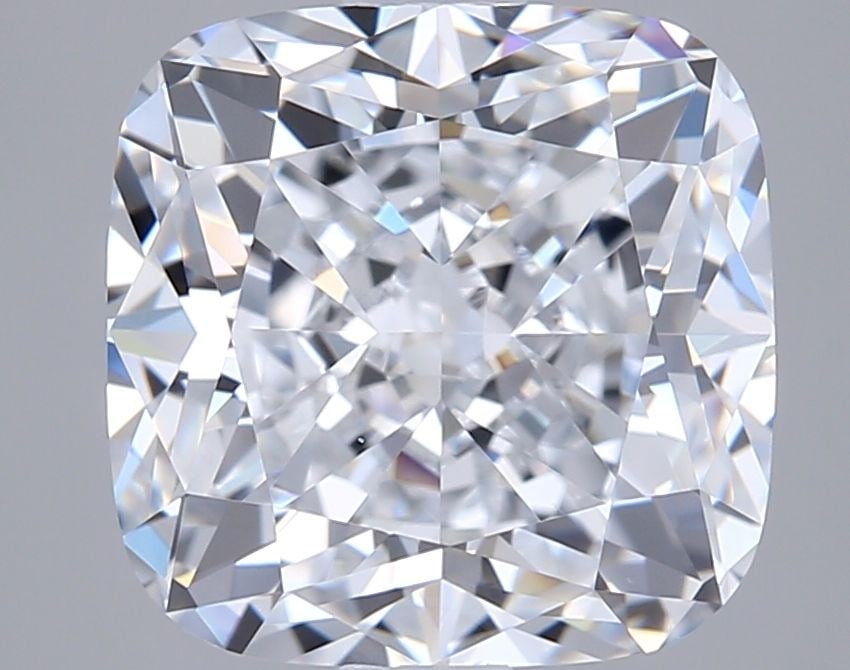 Loose Diamond - CUSHION MODIFIED 2.56ct D VVS2: Loose Diamond - CUSHION MODIFIED 2.56ct D VVS2 Source: This is a real non-mined Diamond that has been grown in a lab Shape: CUSHION MODIFIED Carats: 2.56 Color: D Clarity: VVS2 Certification: IGI Vide