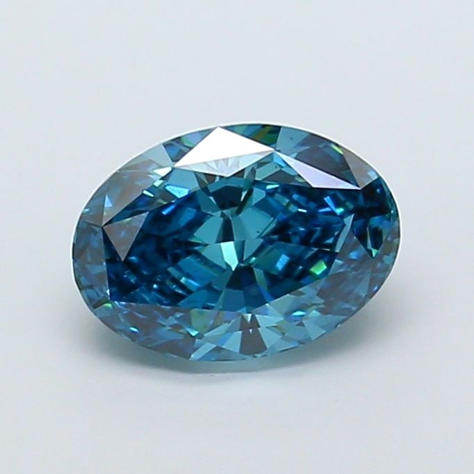 Loose Diamond - OVAL 1.05ct Fancy Vivid Blue SI2: Loose Diamond - OVAL 1.05ct Fancy Vivid Blue SI2 Source: This is a real non-mined Diamond that has been grown in a lab Shape: OVAL Carats: 1.05 Color: Fancy Vivid Blue Certification: IGI Video: