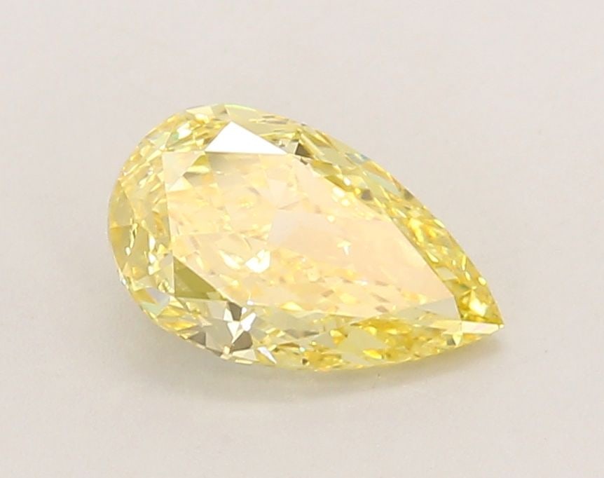 Loose Diamond - PEAR 1.29ct Fancy Intense Yellow VVS2: Loose Diamond - PEAR 1.29ct Fancy Intense Yellow VVS2 Source: This is a real non-mined Diamond that has been grown in a lab Shape: PEAR Carats: 1.29 Color: Fancy Intense Yellow Certification: IGI Vide
