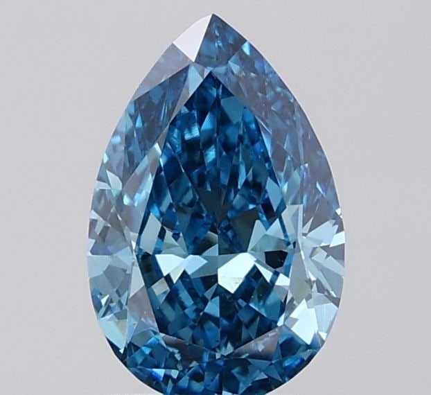 Loose Diamond - PEAR 1.17ct Fancy Vivid Blue VS2: Loose Diamond - PEAR 1.17ct Fancy Vivid Blue VS2 Source: This is a real non-mined Diamond that has been grown in a lab Shape: PEAR Carats: 1.17 Color: Fancy Vivid Blue Certification: IGI Video: Video