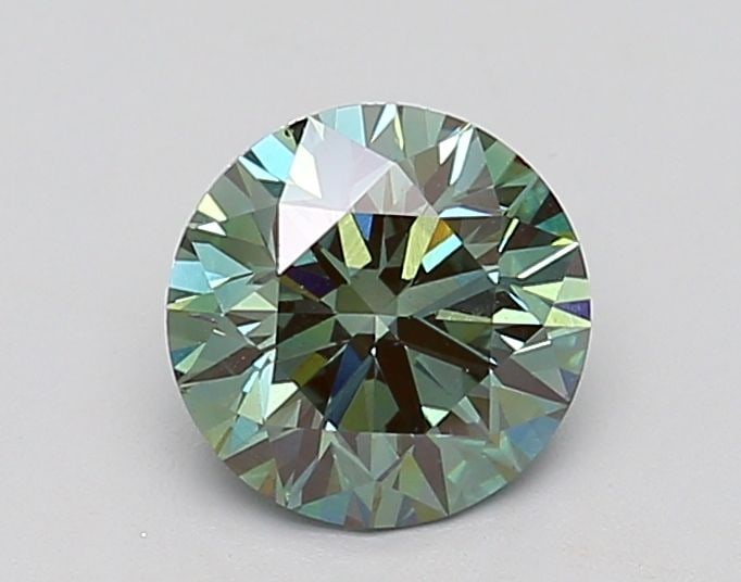 Loose Diamond - ROUND 2.07ct Fancy Vivid Green VS1: Loose Diamond - ROUND 2.07ct Fancy Vivid Green VS1 Source: This is a real non-mined Diamond that has been grown in a lab Shape: ROUND Carats: 2.07 Color: Fancy Vivid Green Certification: IGI Video:
