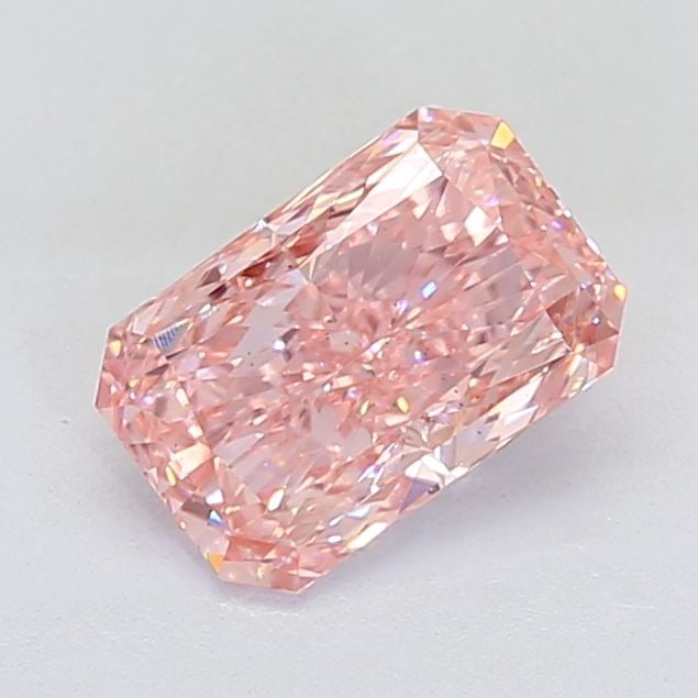 Loose Diamond - RADIANT 2.23ct Fancy Vivid Pink VS2: Loose Diamond - RADIANT 2.23ct Fancy Vivid Pink VS2 Source: This is a real non-mined Diamond that has been grown in a lab Shape: RADIANT Carats: 2.23 Color: Fancy Vivid Pink Certification: IGI Video: