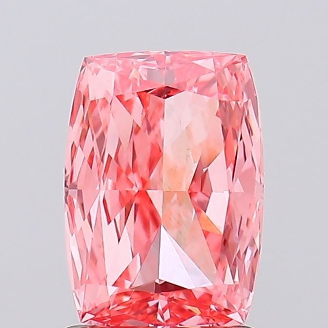 Loose Diamond - CUSHION MODIFIED 1.57ct Fancy Vivid Pink VVS2: Loose Diamond - CUSHION MODIFIED 1.57ct Fancy Vivid Pink VVS2 Source: This is a real non-mined Diamond that has been grown in a lab Shape: CUSHION MODIFIED Carats: 1.57 Color: Fancy Vivid Pink Certifi