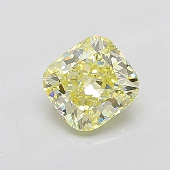 Loose Diamond - CUSHION MODIFIED 1.09ct Fancy Light Yellow VS1: Loose Diamond - CUSHION MODIFIED 1.09ct Fancy Light Yellow VS1 Source: This is a real non-mined Diamond that has been grown in a lab Shape: CUSHION MODIFIED Carats: 1.09 Color: Fancy Light Yellow Cert