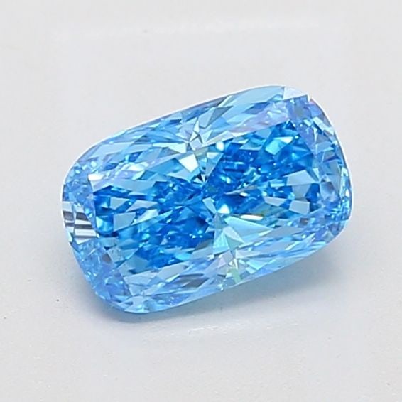 Loose Diamond - CUSHION MODIFIED 1.5ct Fancy Vivid Blue VS2: Loose Diamond - CUSHION MODIFIED 1.5ct Fancy Vivid Blue VS2 Source: This is a real non-mined Diamond that has been grown in a lab Shape: CUSHION MODIFIED Carats: 1.5 Color: Fancy Vivid Blue Certificat