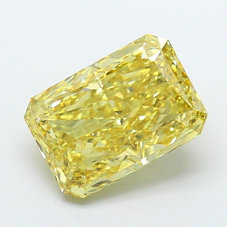 Loose Diamond - RADIANT 5.08ct Fancy Intense Yellow VVS2: Loose Diamond - RADIANT 5.08ct Fancy Intense Yellow VVS2 Source: This is a real non-mined Diamond that has been grown in a lab Shape: RADIANT Carats: 5.08 Color: Fancy Intense Yellow Certification: IG