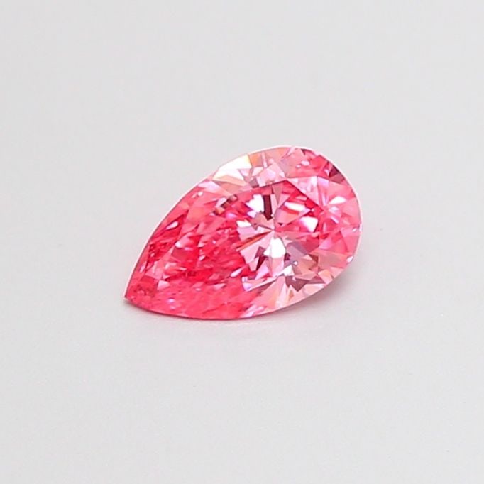 Loose Diamond - PEAR 0.32ct Fancy Vivid Pink VVS2: Loose Diamond - PEAR 0.32ct Fancy Vivid Pink VVS2 Source: This is a real non-mined Diamond that has been grown in a lab Shape: PEAR Carats: 0.32 Color: Fancy Vivid Pink Certification: IGI Video:
