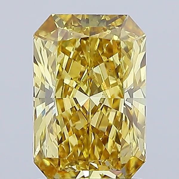 Loose Diamond - RADIANT 2.05ct Fancy Intense Yellow VS2: Loose Diamond - RADIANT 2.05ct Fancy Intense Yellow VS2 Source: This is a real non-mined Diamond that has been grown in a lab Shape: RADIANT Carats: 2.05 Color: Fancy Intense Yellow Certification: IGI