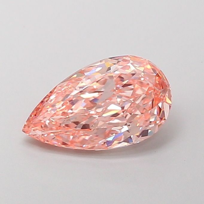 Loose Diamond - PEAR 2.13ct Fancy Vivid Pink VS1: Loose Diamond - PEAR 2.13ct Fancy Vivid Pink VS1 Source: This is a real non-mined Diamond that has been grown in a lab Shape: PEAR Carats: 2.13 Color: Fancy Vivid Pink Certification: IGI Video:
