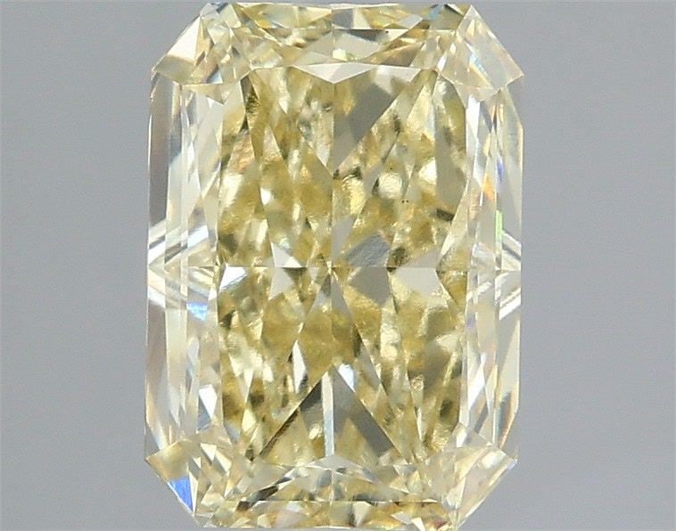 Loose Diamond - RADIANT 2.08ct Fancy Yellow VS1: Loose Diamond - RADIANT 2.08ct Fancy Yellow VS1 Source: This is a real non-mined Diamond that has been grown in a lab Shape: RADIANT Carats: 2.08 Color: Fancy Yellow Certification: IGI Video: