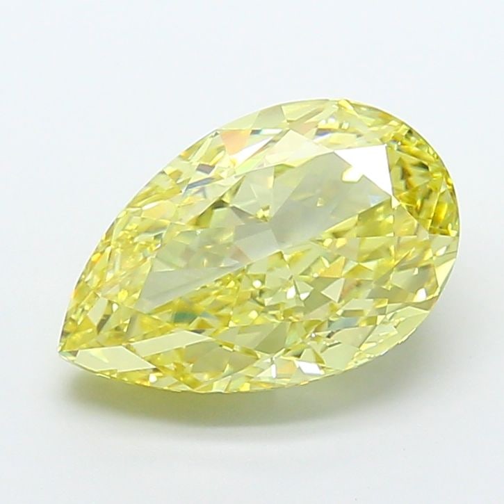 Loose Diamond - PEAR 7.04ct Fancy Yellow VS1: Loose Diamond - PEAR 7.04ct Fancy Yellow VS1 Source: This is a real non-mined Diamond that has been grown in a lab Shape: PEAR Carats: 7.04 Color: Fancy Yellow Certification: IGI Video: