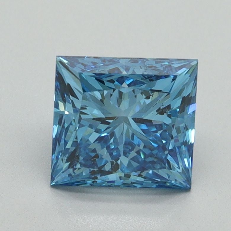 Loose Diamond - PRINCESS 1.58ct Fancy Vivid Blue VS2: Loose Diamond - PRINCESS 1.58ct Fancy Vivid Blue VS2 Source: This is a real non-mined Diamond that has been grown in a lab Shape: PRINCESS Carats: 1.58 Color: Fancy Vivid Blue Certification: IGI Video
