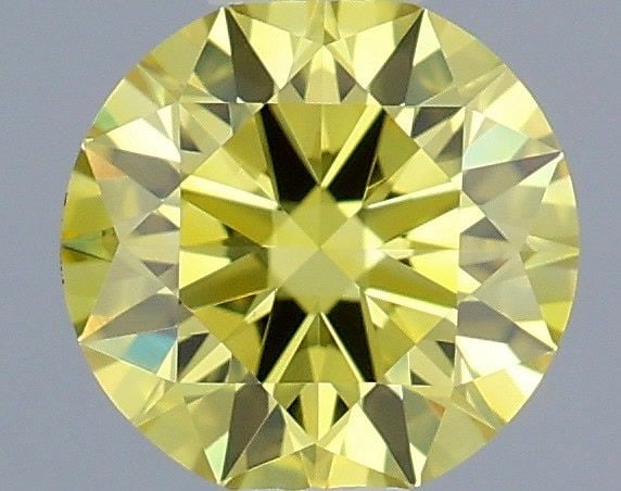Ideal Loose Diamond - ROUND 0.32ct Fancy Vivid Yellow VVS1: Ideal Loose Diamond - ROUND 0.32ct Fancy Vivid Yellow VVS1 Source: This is a real non-mined Diamond that has been grown in a lab Shape: ROUND Carats: 0.32 Color: Fancy Vivid Yellow Certification: IGI 