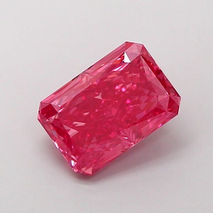 Loose Diamond - RADIANT 2.1ct Fancy Vivid Pink VS2: Loose Diamond - RADIANT 2.1ct Fancy Vivid Pink VS2 Source: This is a real non-mined Diamond that has been grown in a lab Shape: RADIANT Carats: 2.1 Color: Fancy Vivid Pink Certification: NONE Video: