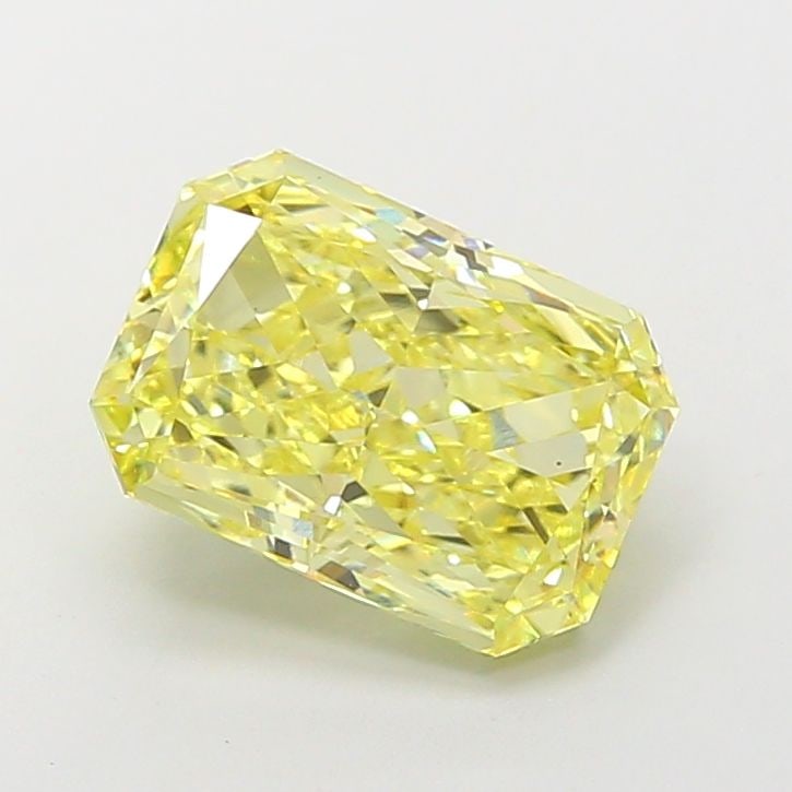 Loose Diamond - RADIANT 3.74ct Fancy Intense Yellow VS1: Loose Diamond - RADIANT 3.74ct Fancy Intense Yellow VS1 Source: This is a real non-mined Diamond that has been grown in a lab Shape: RADIANT Carats: 3.74 Color: Fancy Intense Yellow Certification: IGI