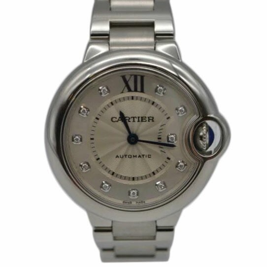 Cartier Ballon Bleu 33mm Diamond Automatic Wristwatch WE902074 (1 of 7)