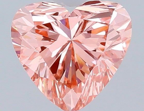 Loose Diamond - HEART 0.5ct Fancy Vivid Pink VS1: Loose Diamond - HEART 0.5ct Fancy Vivid Pink VS1 Source: This is a real non-mined Diamond that has been grown in a lab Shape: HEART Carats: 0.5 Color: Fancy Vivid Pink Certification: IGI Video:
