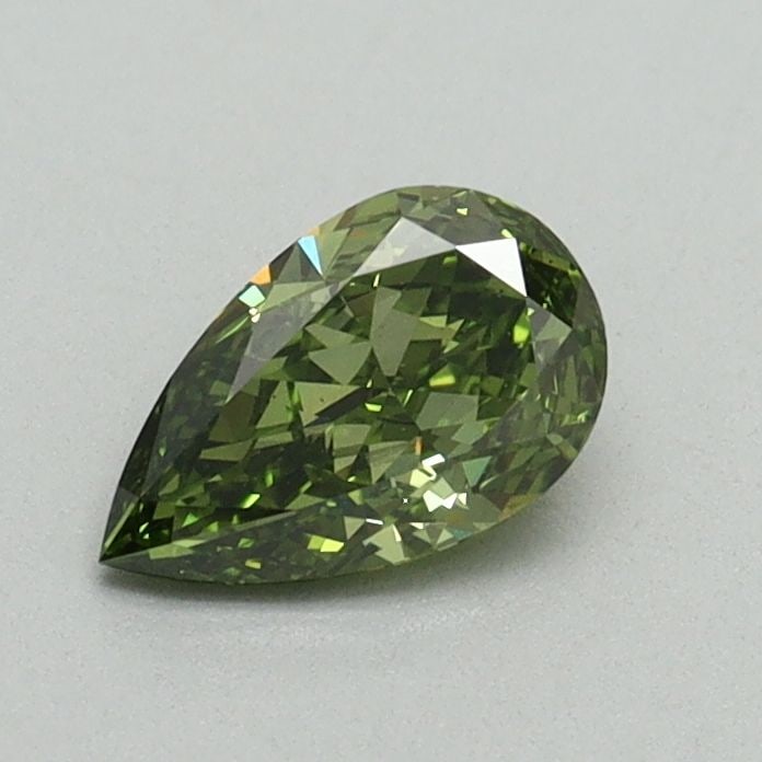 Loose Diamond - PEAR 0.53ct Fancy Vivid Green VS2: Loose Diamond - PEAR 0.53ct Fancy Vivid Green VS2 Source: This is a real non-mined Diamond that has been grown in a lab Shape: PEAR Carats: 0.53 Color: Fancy Vivid Green Certification: IGI Video: