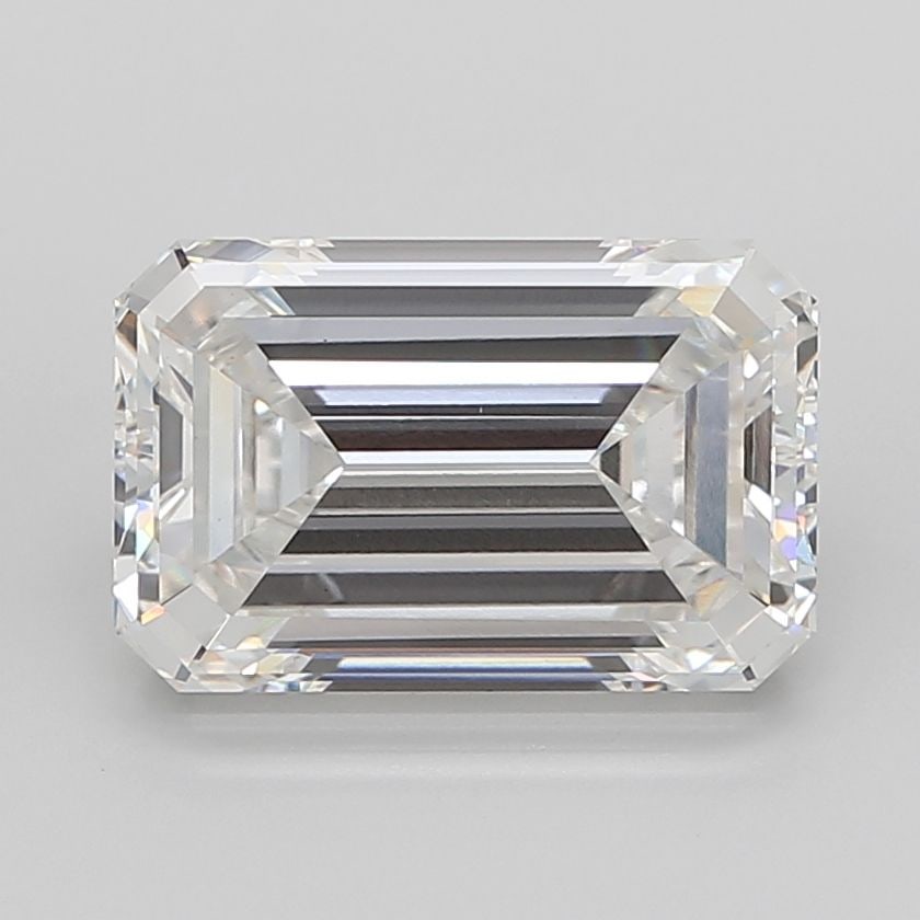 Loose Diamond - EMERALD 10.01ct E VS1: Loose Diamond - EMERALD 10.01ct E VS1 Source: This is a real non-mined Diamond that has been grown in a lab Shape: EMERALD Carats: 10.01 Color: E Clarity: VS1 Certification: IGI Video: