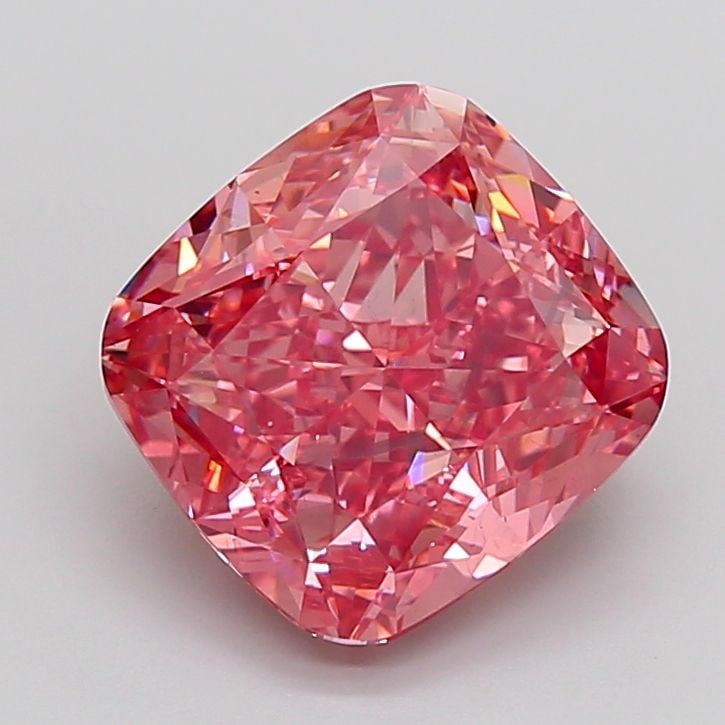 Loose Diamond - CUSHION MODIFIED 8.17ct Fancy Vivid Pink SI1: Loose Diamond - CUSHION MODIFIED 8.17ct Fancy Vivid Pink SI1 Source: This is a real non-mined Diamond that has been grown in a lab Shape: CUSHION MODIFIED Carats: 8.17 Color: Fancy Vivid Pink