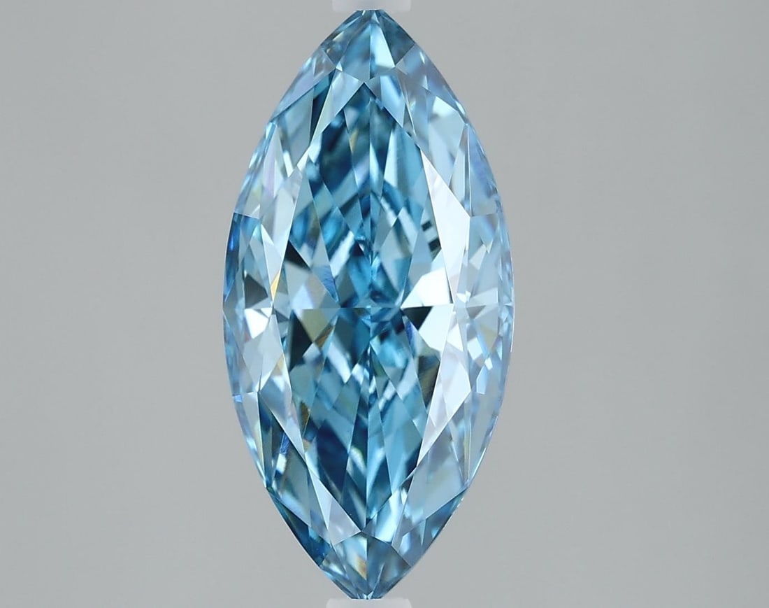 Loose Diamond - MARQUISE 2.78ct Fancy Vivid Blue VS1: Loose Diamond - MARQUISE 2.78ct Fancy Vivid Blue VS1 Source: This is a real non-mined Diamond that has been grown in a lab Shape: MARQUISE Carats: 2.78 Color: Fancy Vivid Blue Certification: IGI