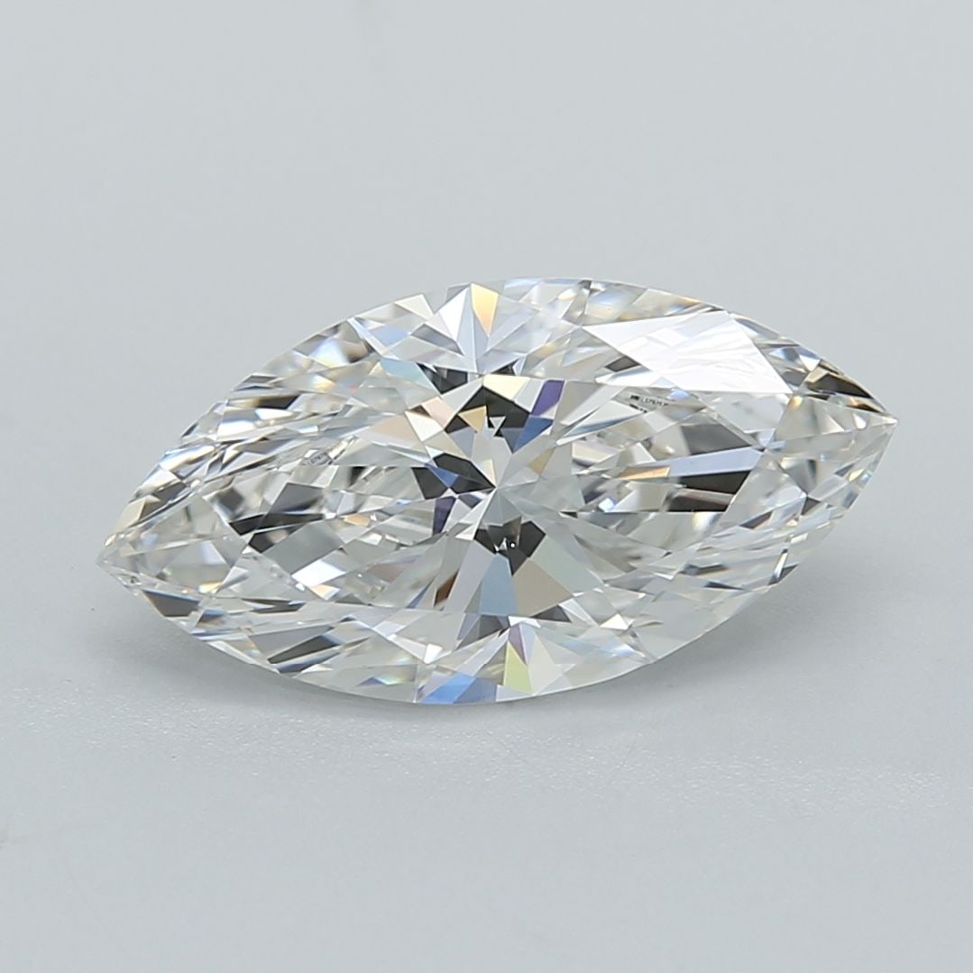 Loose Diamond - MARQUISE 2.5ct F VVS2: Loose Diamond - MARQUISE 2.5ct F VVS2 Source: This is a real non-mined Diamond that has been grown in a lab Shape: MARQUISE Carats: 2.5 Color: F Clarity: VVS2 Certification: IGI Video: