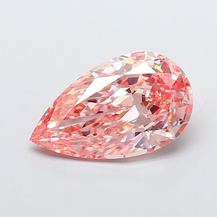 Loose Diamond - PEAR 3.33ct Fancy Vivid Pink VS1: Loose Diamond - PEAR 3.33ct Fancy Vivid Pink VS1 Source: This is a real non-mined Diamond that has been grown in a lab Shape: PEAR Carats: 3.33 Color: Fancy Vivid Pink Certification: IGI Video: Video