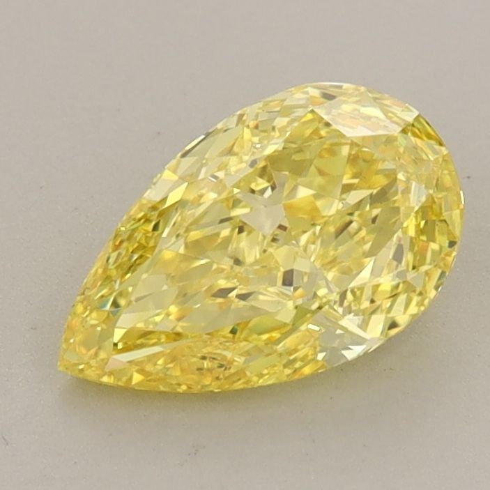 Loose Diamond - PEAR 1.05ct Fancy Intense Yellow VS1: Loose Diamond - PEAR 1.05ct Fancy Intense Yellow VS1 Source: This is a real non-mined Diamond that has been grown in a lab Shape: PEAR Carats: 1.05 Color: Fancy Intense Yellow Certification: IGI Video