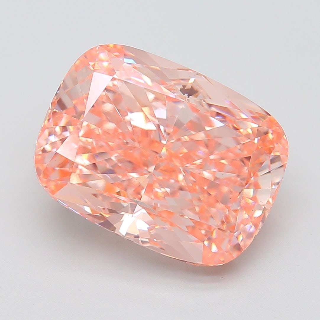 Loose Diamond - CUSHION MODIFIED 10.06ct Fancy Vivid Pink VS1: Loose Diamond - CUSHION MODIFIED 10.06ct Fancy Vivid Pink VS1 Source: This is a real non-mined Diamond that has been grown in a lab Shape: CUSHION MODIFIED Carats: 10.06 Color: Fancy Vivid Pink Certif