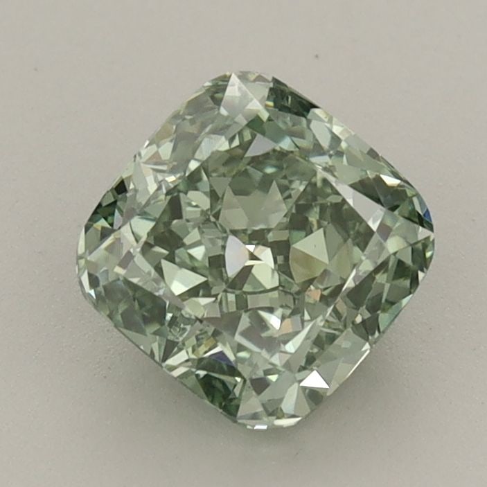 Loose Diamond - CUSHION MODIFIED 1.24ct Fancy Vivid Green VS1: Loose Diamond - CUSHION MODIFIED 1.24ct Fancy Vivid Green VS1 Source: This is a real non-mined Diamond that has been grown in a lab Shape: CUSHION MODIFIED Carats: 1.24 Color: Fancy Vivid Green Certif