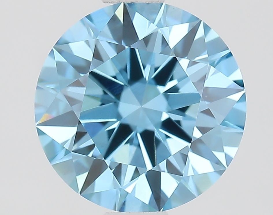 Ideal Loose Diamond - ROUND 1.37ct Fancy Vivid Blue VS1: Ideal Loose Diamond - ROUND 1.37ct Fancy Vivid Blue VS1 Source: This is a real non-mined Diamond that has been grown in a lab Shape: ROUND Carats: 1.37 Color: Fancy Vivid Blue Certification: IGI Video