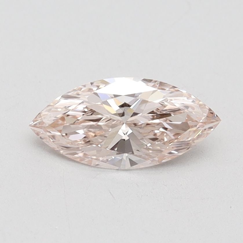 Loose Diamond - MARQUISE 0.57ct Fancy Pink VVS2: Loose Diamond - MARQUISE 0.57ct Fancy Pink VVS2 Source: This is a real non-mined Diamond that has been grown in a lab Shape: MARQUISE Carats: 0.57 Color: Fancy Pink Certification: IGI Video: