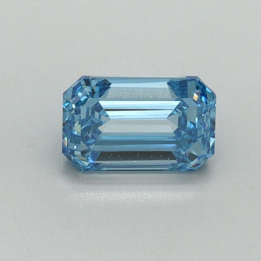 Loose Diamond - EMERALD 1.0ct Fancy Vivid Blue VVS2: Loose Diamond - EMERALD 1.0ct Fancy Vivid Blue VVS2 Source: This is a real non-mined Diamond that has been grown in a lab Shape: EMERALD Carats: 1.0 Color: Fancy Vivid Blue Certification: IGI Video: