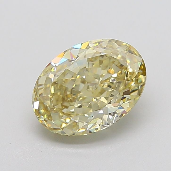 Loose Diamond - OVAL 4.11ct Fancy Yellow VS1: Loose Diamond - OVAL 4.11ct Fancy Yellow VS1 Source: This is a real non-mined Diamond that has been grown in a lab Shape: OVAL Carats: 4.11 Color: Fancy Yellow Certification: IGI Video: