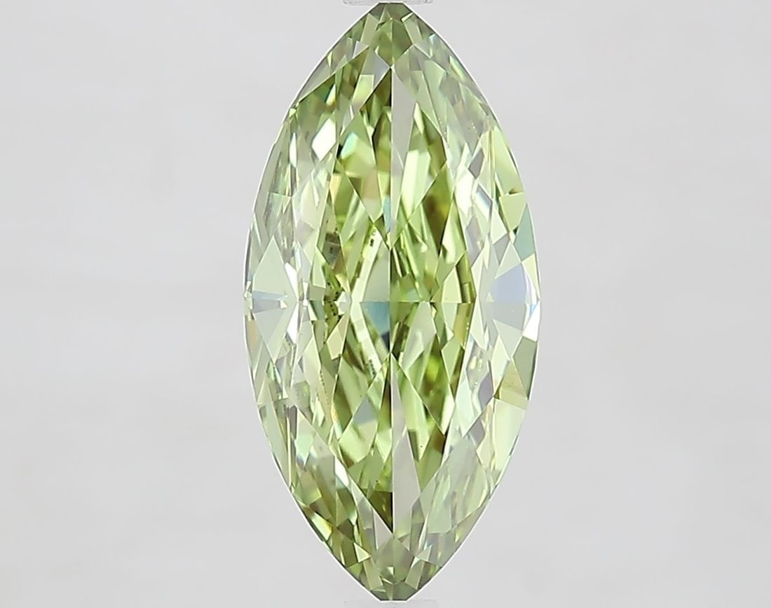Loose Diamond - MARQUISE 2.91ct Fancy Vivid Green VS1: Loose Diamond - MARQUISE 2.91ct Fancy Vivid Green VS1 Source: This is a real non-mined Diamond that has been grown in a lab Shape: MARQUISE Carats: 2.91 Color: Fancy Vivid Green Certification: IGI Vid