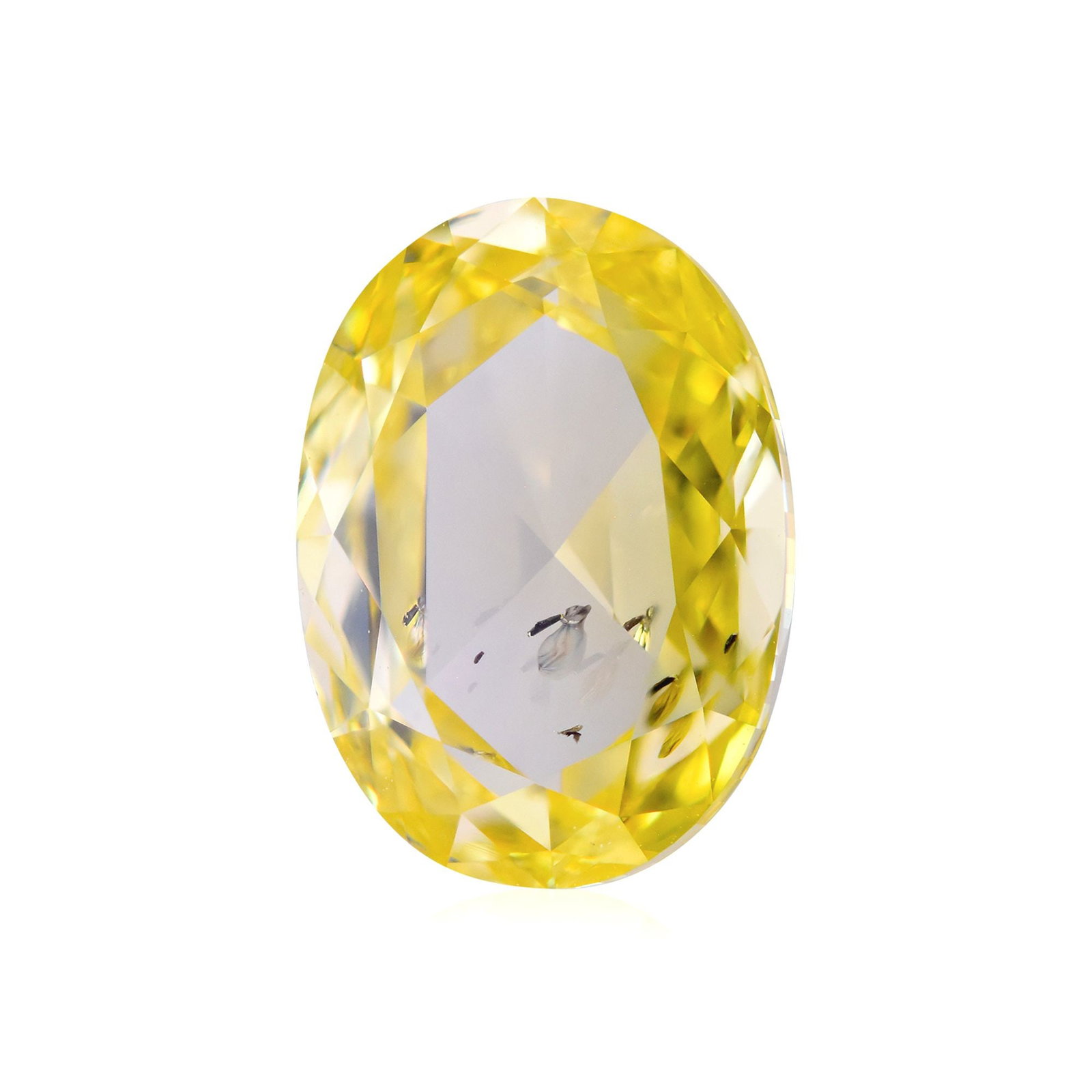 Loose Diamond - OVAL 1.77ct Fancy Vivid Yellow: Loose Diamond - OVAL 1.77ct Fancy Vivid Yellow Source: Natural Shape: OVAL Carats: 1.77 Color: Fancy Vivid Yellow Certification: GIA Video: Video Link The Diamond Depot Guarantee: All items in this