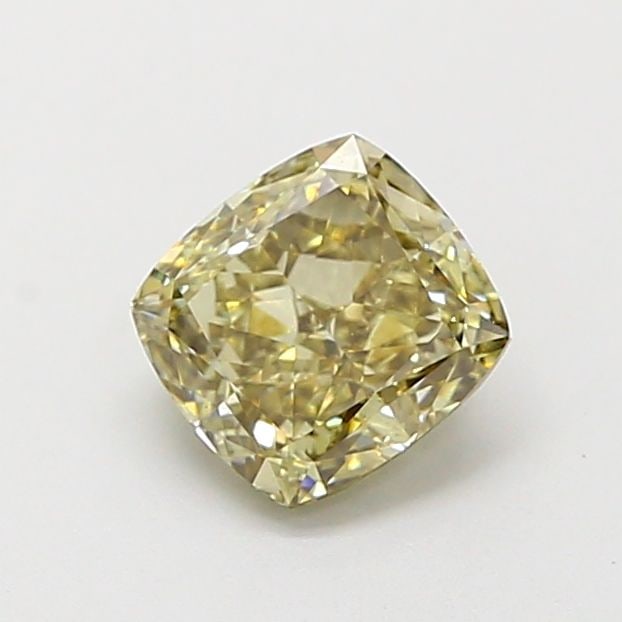 Loose Diamond - CUSHION MODIFIED 1.05ct Fancy Light Gray Yellow VS1: Loose Diamond - CUSHION MODIFIED 1.05ct Fancy Light Gray Yellow VS1 Source: This is a real non-mined Diamond that has been grown in a lab Shape: CUSHION MODIFIED Carats: 1.05 Color: Fancy Light Gray Y