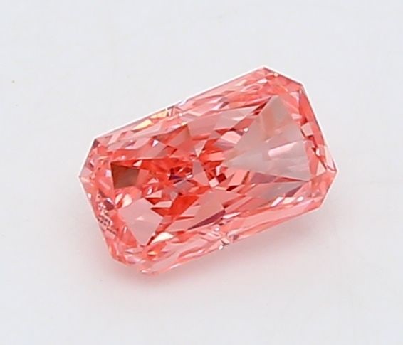 Loose Diamond - RADIANT 0.2ct Fancy Vivid Pink VS1: Loose Diamond - RADIANT 0.2ct Fancy Vivid Pink VS1 Source: This is a real non-mined Diamond that has been grown in a lab Shape: RADIANT Carats: 0.2 Color: Fancy Vivid Pink Certification: IGI Video: