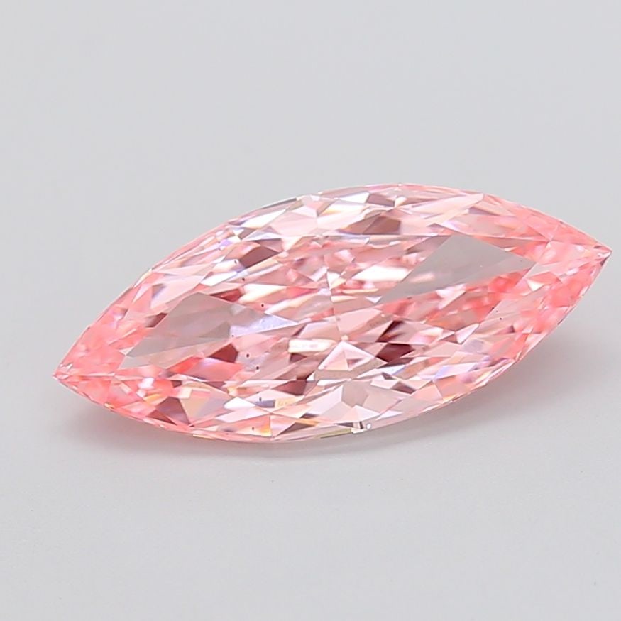 Loose Diamond - MARQUISE 3.08ct Fancy Vivid Pink VS2: Loose Diamond - MARQUISE 3.08ct Fancy Vivid Pink VS2 Source: This is a real non-mined Diamond that has been grown in a lab Shape: MARQUISE Carats: 3.08 Color: Fancy Vivid Pink Certification: IGI