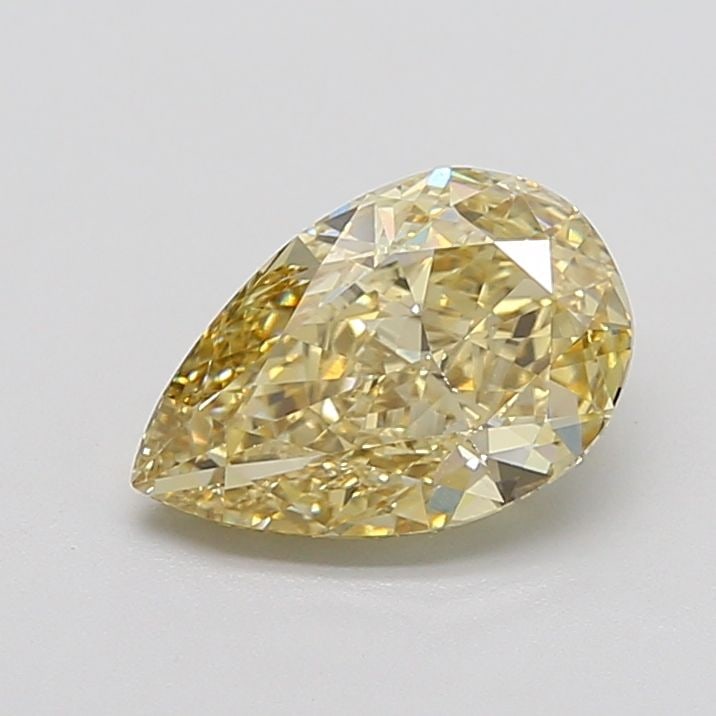 Loose Diamond - PEAR 3.1ct Fancy Yellow VS1: Loose Diamond - PEAR 3.1ct Fancy Yellow VS1 Source: This is a real non-mined Diamond that has been grown in a lab Shape: PEAR Carats: 3.1 Color: Fancy Yellow Certification: IGI Video: