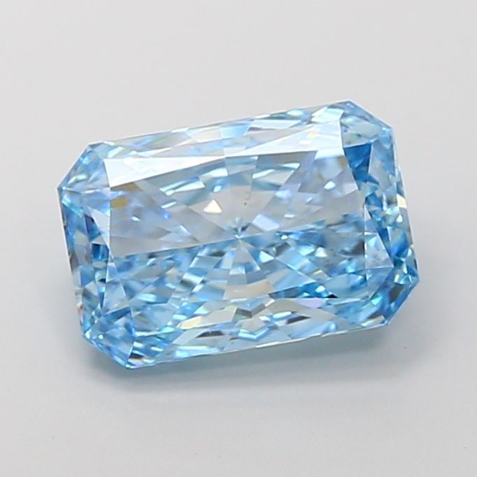 Loose Diamond - RADIANT 4.52ct Fancy Vivid Blue VS2: Loose Diamond - RADIANT 4.52ct Fancy Vivid Blue VS2 Source: This is a real non-mined Diamond that has been grown in a lab Shape: RADIANT Carats: 4.52 Color: Fancy Vivid Blue Certification: IGI Video: