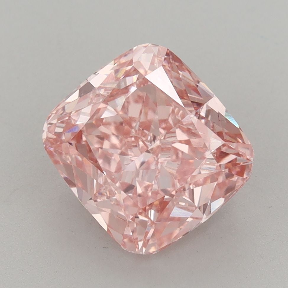 Loose Diamond - CUSHION MODIFIED 3.44ct Fancy Vivid Pink VS1: Loose Diamond - CUSHION MODIFIED 3.44ct Fancy Vivid Pink VS1 Source: This is a real non-mined Diamond that has been grown in a lab Shape: CUSHION MODIFIED Carats: 3.44 Color: Fancy Vivid Pink Certific