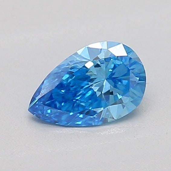Loose Diamond - PEAR 0.24ct Fancy Vivid Blue VS1: Loose Diamond - PEAR 0.24ct Fancy Vivid Blue VS1 Source: This is a real non-mined Diamond that has been grown in a lab Shape: PEAR Carats: 0.24 Color: Fancy Vivid Blue Certification: IGI The Diamond D