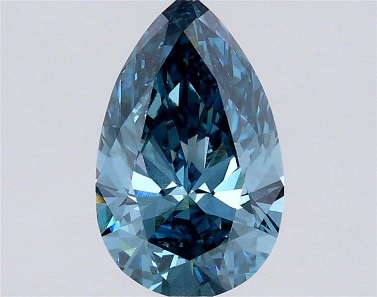 Loose Diamond - PEAR 0.86ct Fancy Vivid Blue VS2: Loose Diamond - PEAR 0.86ct Fancy Vivid Blue VS2 Source: This is a real non-mined Diamond that has been grown in a lab Shape: PEAR Carats: 0.86 Color: Fancy Vivid Blue Certification: IGI Video: