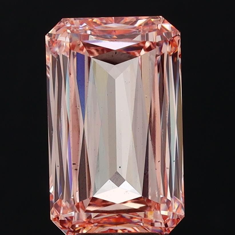 Loose Diamond - RADIANT 10.01ct Fancy Intense Pink VS2: Loose Diamond - RADIANT 10.01ct Fancy Intense Pink VS2 Source: This is a real non-mined Diamond that has been grown in a lab Shape: RADIANT Carats: 10.01 Color: Fancy Intense Pink Certification: IGI